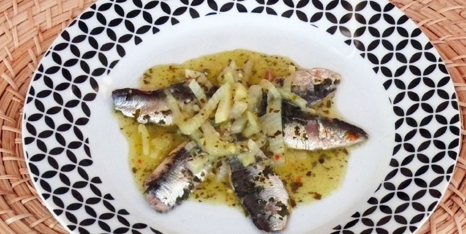 Filet de sardine citron-basilic