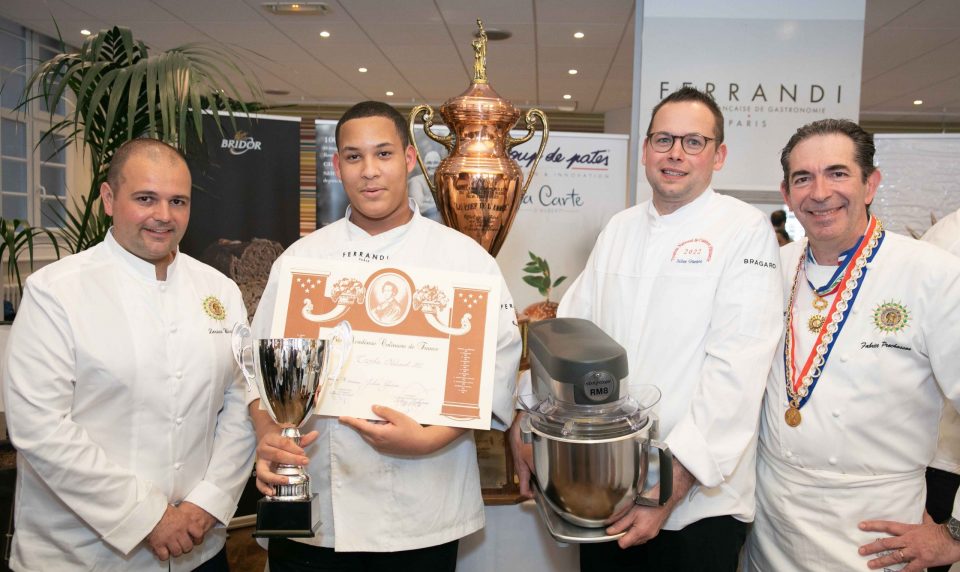Julien Guénée, lauréat 2022 du Trophée National de Cuisine et de Pâtisserie. ©ACF/Stéphane Laure