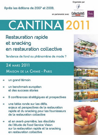 Cantina : restauration rapide et collectivités