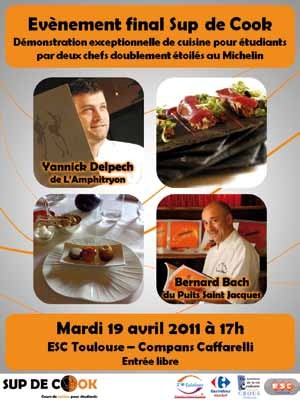 Inciter les étudiants à manger sain, un challenge relevé par 2 chefs toulousains