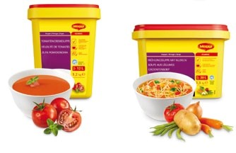 Des nouvelles recettes de potages et un packaging repensé pour Maggi