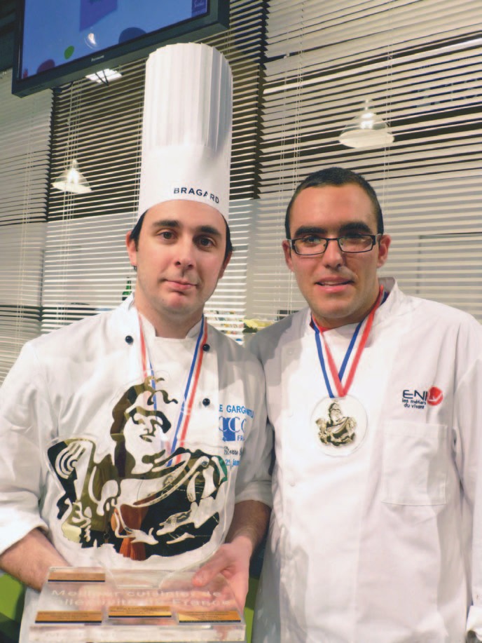 Pierre Parquic remporte le Gargantua 2013, trophée du Meilleur cuisinier de collectivité