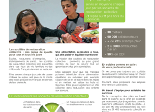 Le SNRC valorise les métiers de la restauration collective