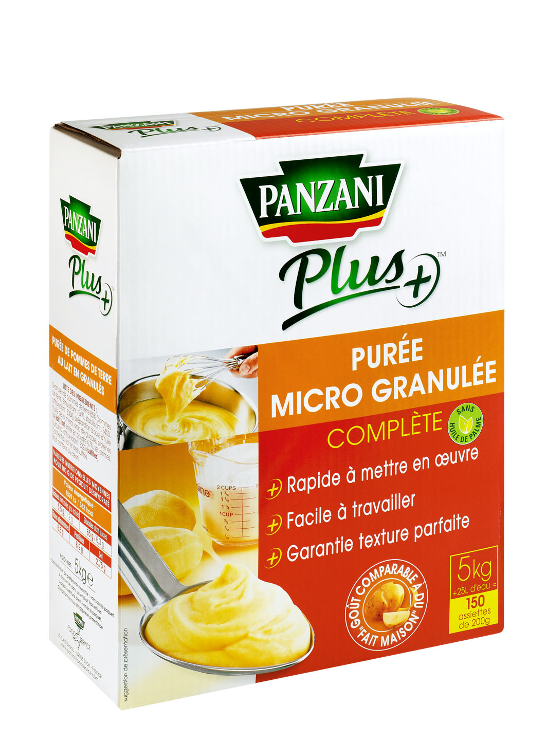 Une purée sans huile de palme par Panzani Food Service