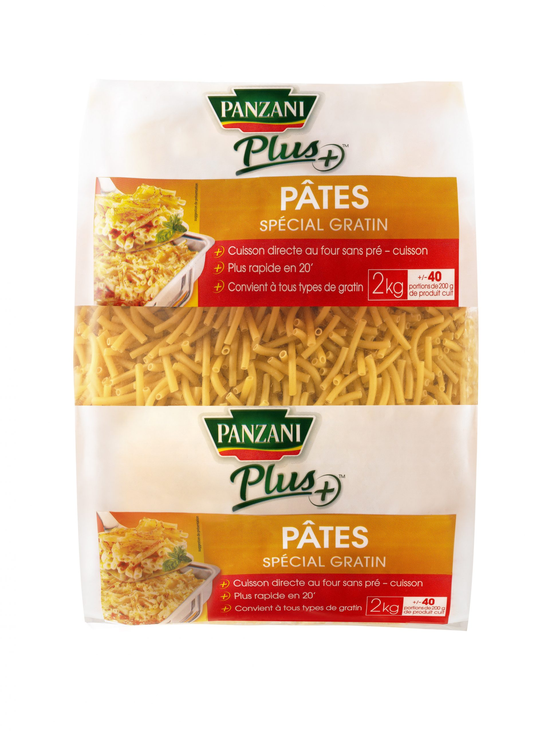 Les pâtes spécial gratin par Panzani Plus