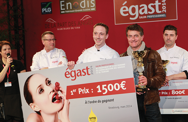 David Hartz remporte le Trophée Egast Chef de restauration collective