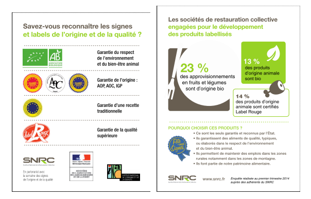 La semaine des signes de l’origine et de la qualité célébrée par le SNRC
