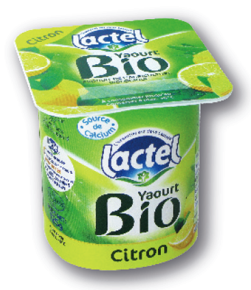 Lactel lance une nouvelle référence de yaourts bio au citron