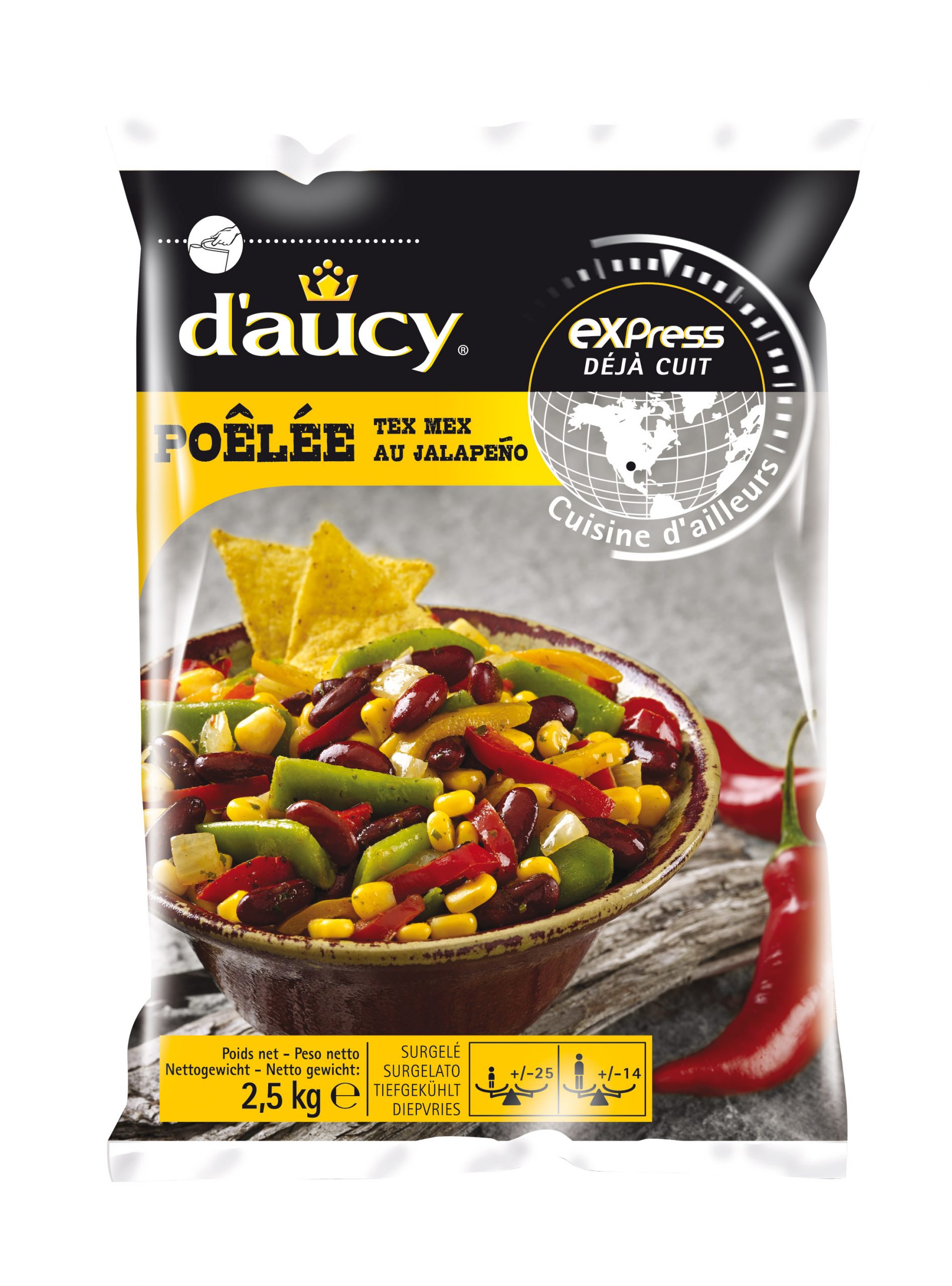 Franc succès pour la nouvelle poêlée Tex-Mex au jalapeño d’aucy Foodservices
