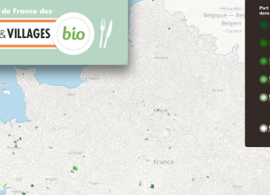 Recensement des communes sur la Carte de France des villes et villages bio