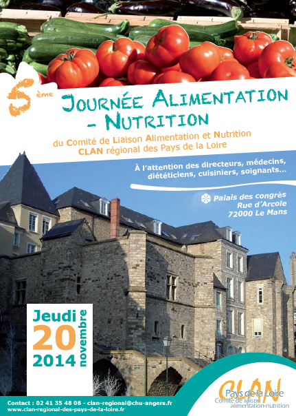 5ème journée Alimentation – Nutrition en novembre au Mans