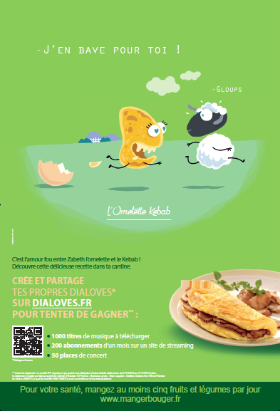 Un jeu smartphone inédit et deux omelettes à succès par d’aucy FoodServices