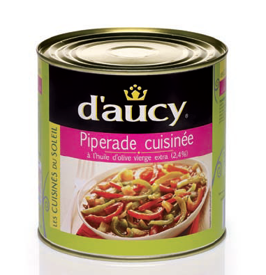 Une piperade ensoleillée par d’aucy FoodServices