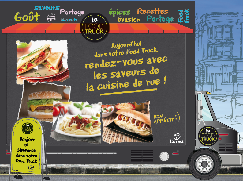 Eurest crée la surprise et relooke ses stands en food trucks