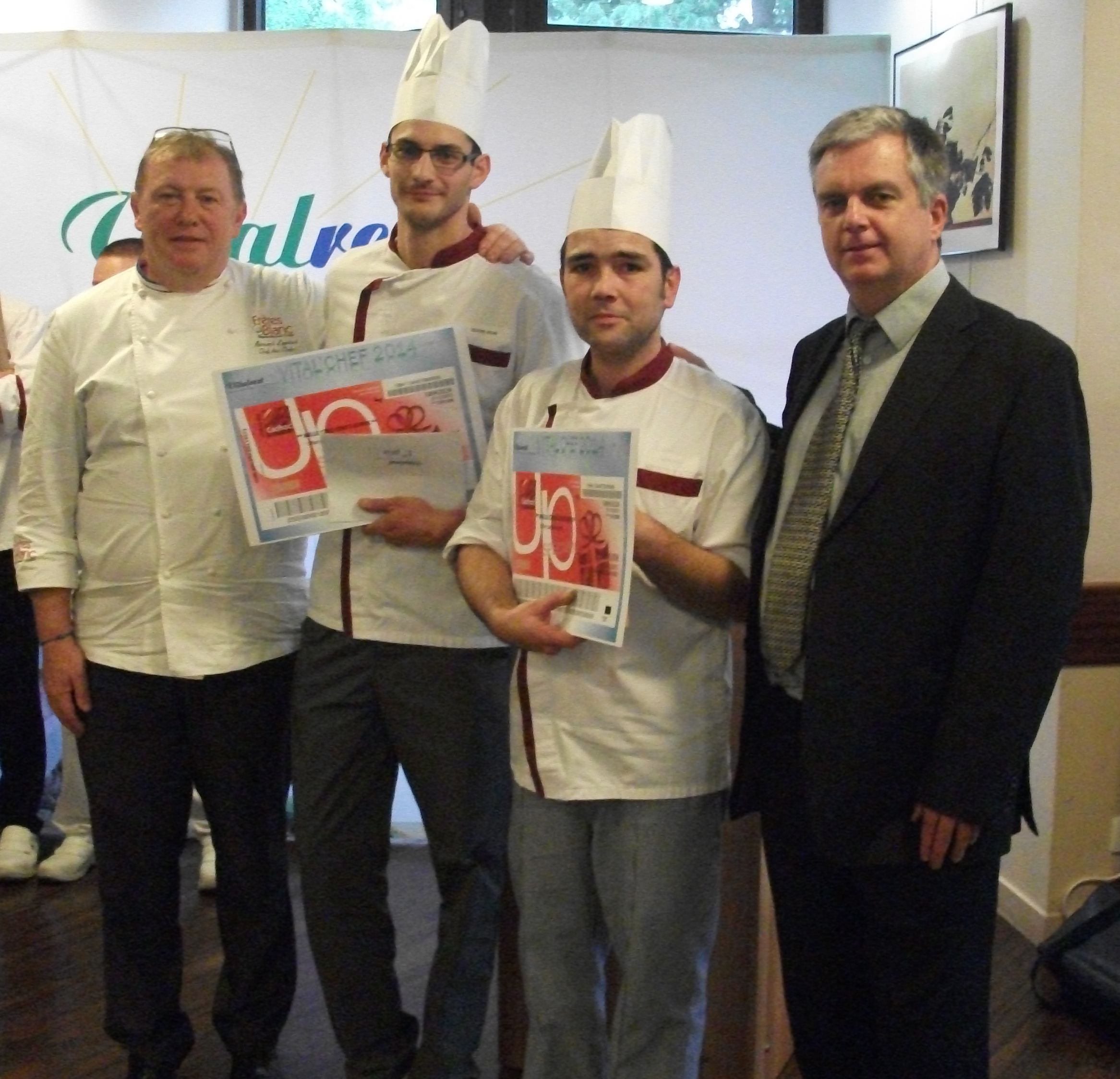 Christophe Marland et Yannich Michot, grands vainqueurs du Concours Vital’Chef