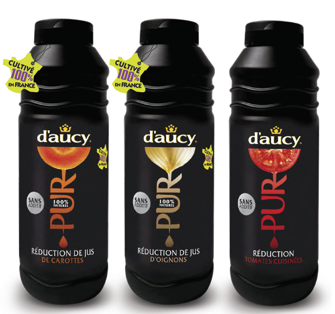 Pur, nouvelle gamme de réductions de jus de légumes par d’aucy