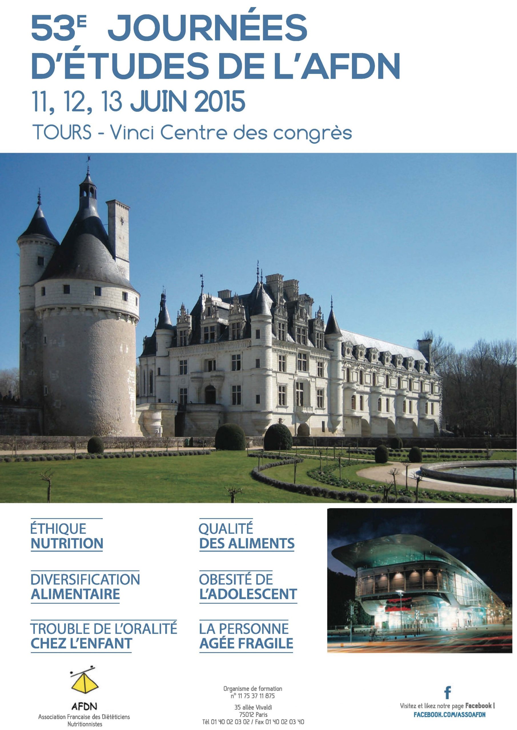Inscrivez-vous aux 53èmes Journées d’Étude de l’AFDN !