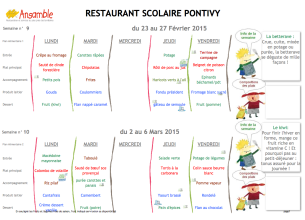 Pontivy signe de nouveau avec Ansamble pour sa restauration scolaire