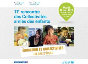 « Education et collectivités », thème de la 11ème Rencontre des Collectivités amies des enfants