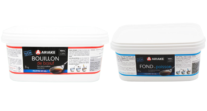 Ariaké étend sa gamme de fonds hyposodés en pâte
