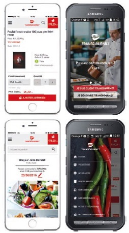 Une nouvelle application mobile pour compléter l’offre digitale Transgourmet