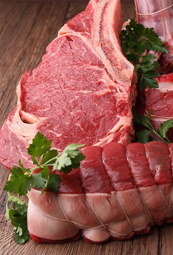 Viande et abats de bœuf