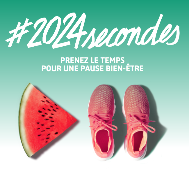Sport, nutrition et bien-être au programme de la campagne #2024secondes