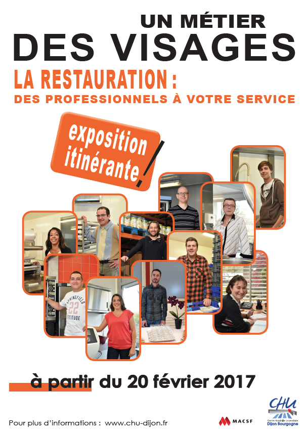 Le CHU Dijon Bourgogne valorise les métiers de la restauration en photos