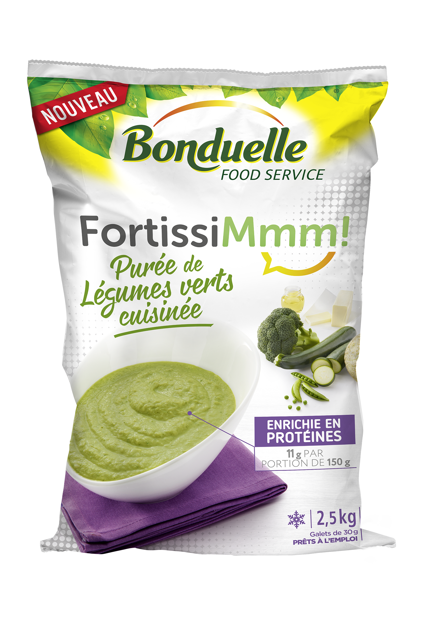 Bonduelle Food Service présente les purées enrichies FortissiMmm!