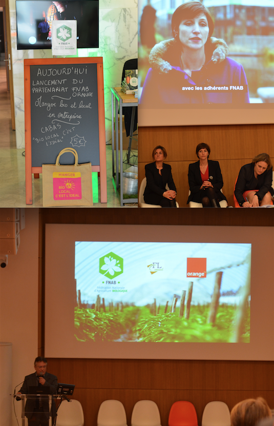 Orange 1ère entreprise nationalement engagée avec « Manger Bio Local en Entreprise »