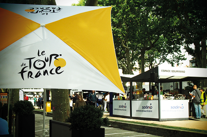 La restauration du Tour de France bien orchestrée avec Sodexo