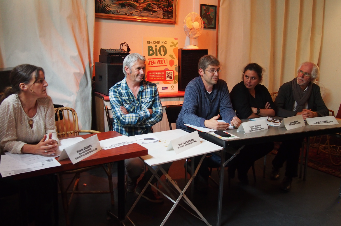 Lancement de la campagne « Des cantines bio, j’en veux ! »