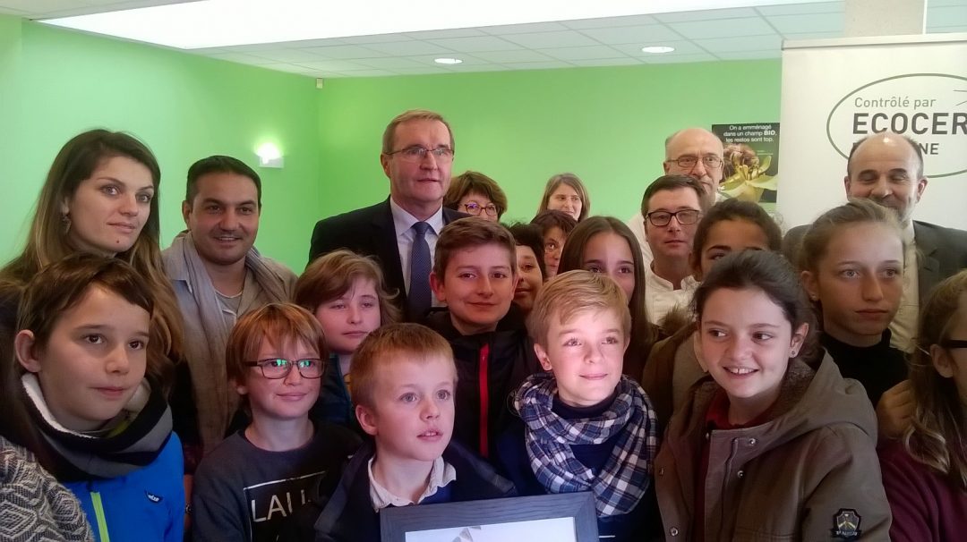 Le Collège Clos Chassaing reçoit le label En Cuisine N2 par Ecocert