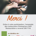 API Restauration mobilisé lors de la Journée Mondiale contre la Faim