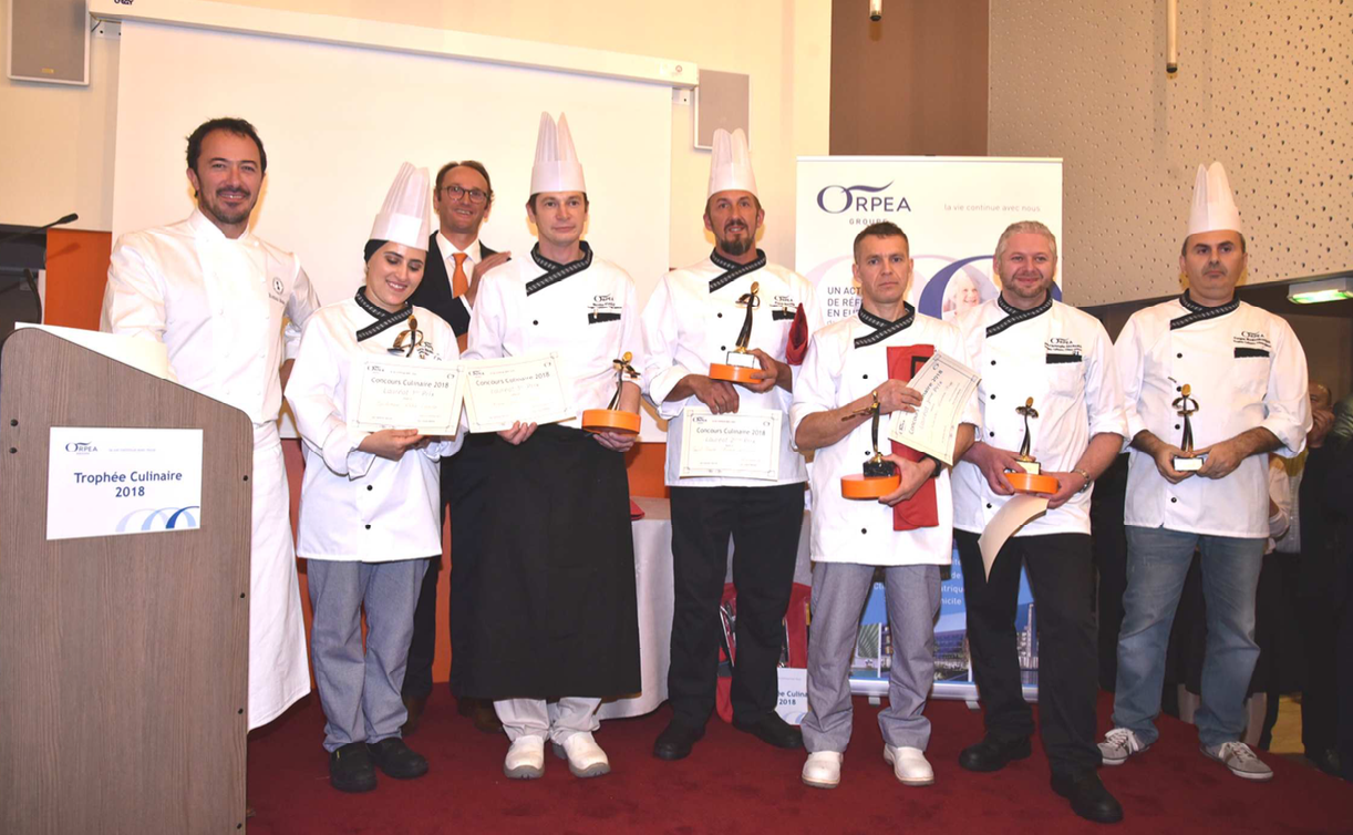 Zakia Boubekeur et Nicolas Fiault remportent le 10ème Trophée culinaire du Groupe Orpea-Clinea