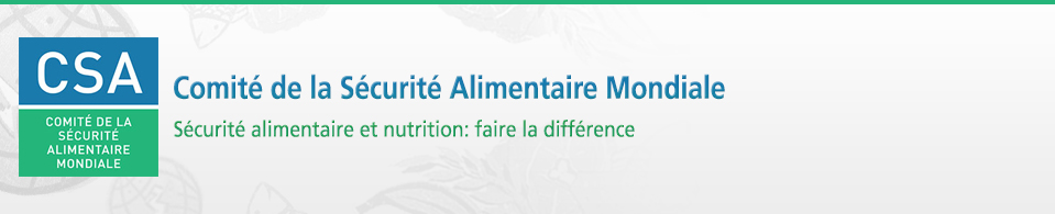 Le CSA lance une concertation internationale pour une alimentation durable
