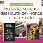 Participez à la 18ème édition de la semaine « Invitez les saveurs des Hauts-de-France à votre table »