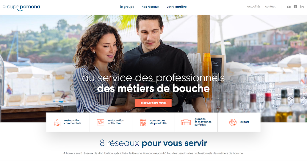 Un nouveau site Internet repensé pour Pomona