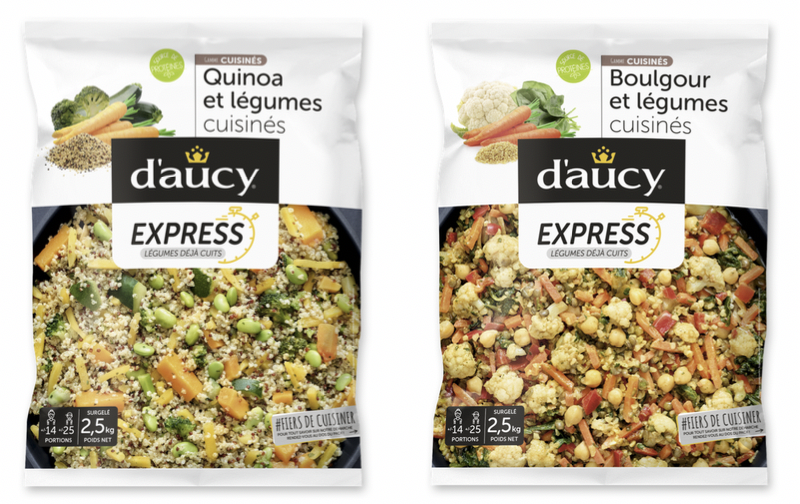 2 nouvelles recettes de poêlées « Céréales et légumes » d’aucy foodservice