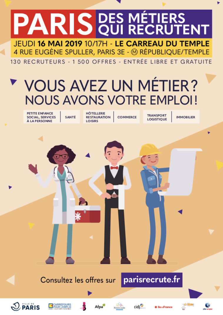 4ème édition du salon Paris des Métiers qui Recrutent