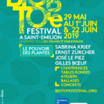 « Le pouvoir des plantes », thème du Biotope Festival à Saint-Emilion