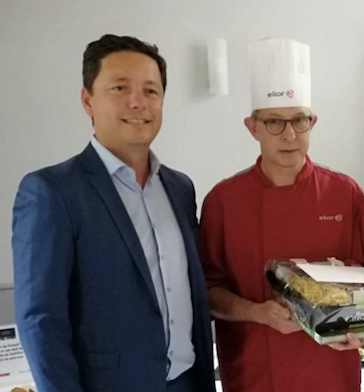 Laurent Douteau remporte le concours culinaire végétal Elior