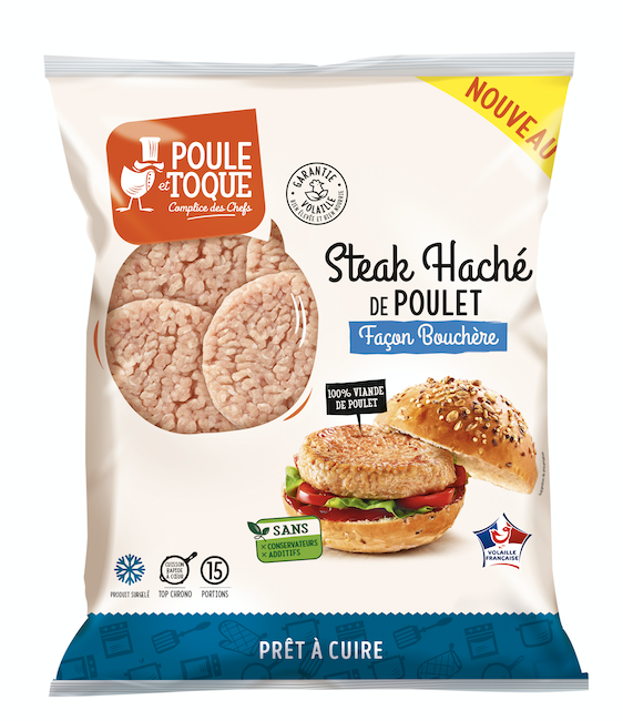 Le Steak Haché de Poulet façon bouchère, une nouveauté signée Poule et Toque
