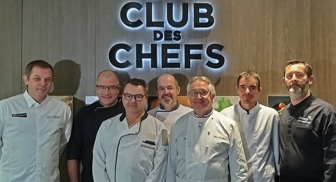 Un atelier d’aucy et Cocotine d’actualité avec Marc Foucher et les chefs du club Fiers de Cuisiner