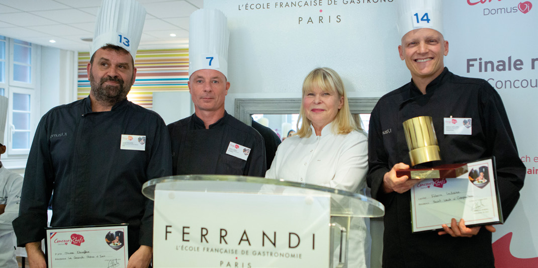 Le Concours des Chefs DomusVi 2019 récompense Fabrice Leclaire