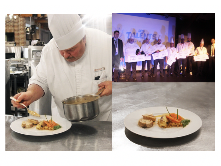 Fabrice Barroo remporte le concours Talents 2019 Dupont Restauration