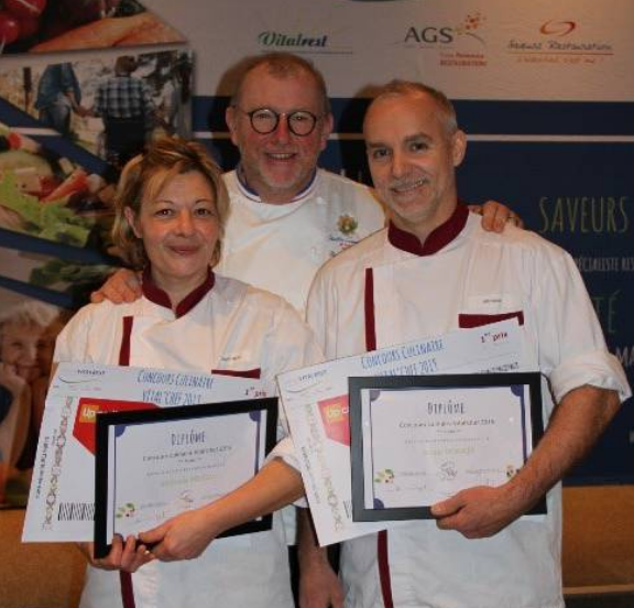 Bruno Monnier et Stéphanie Poulain remportent le 8ème concours Culinaire Vital’Chef
