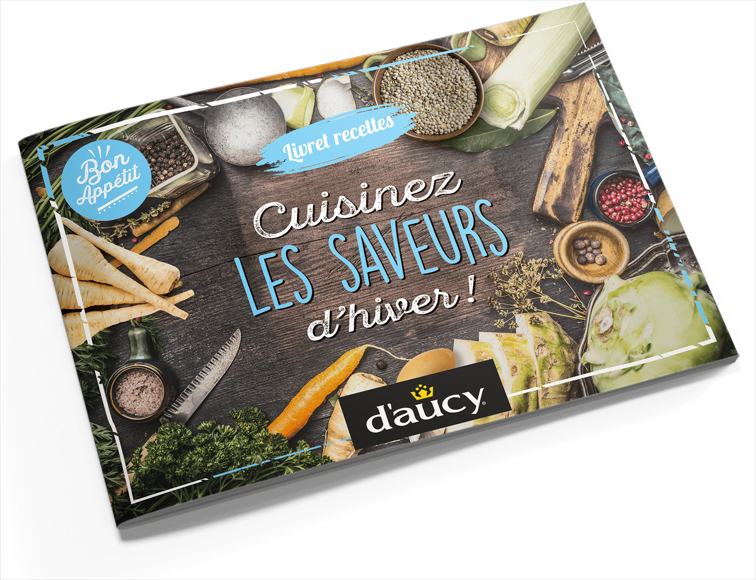 « Cuisinez les Saveurs d’hiver ! », livret de recettes simples et gourmandes par d’aucy