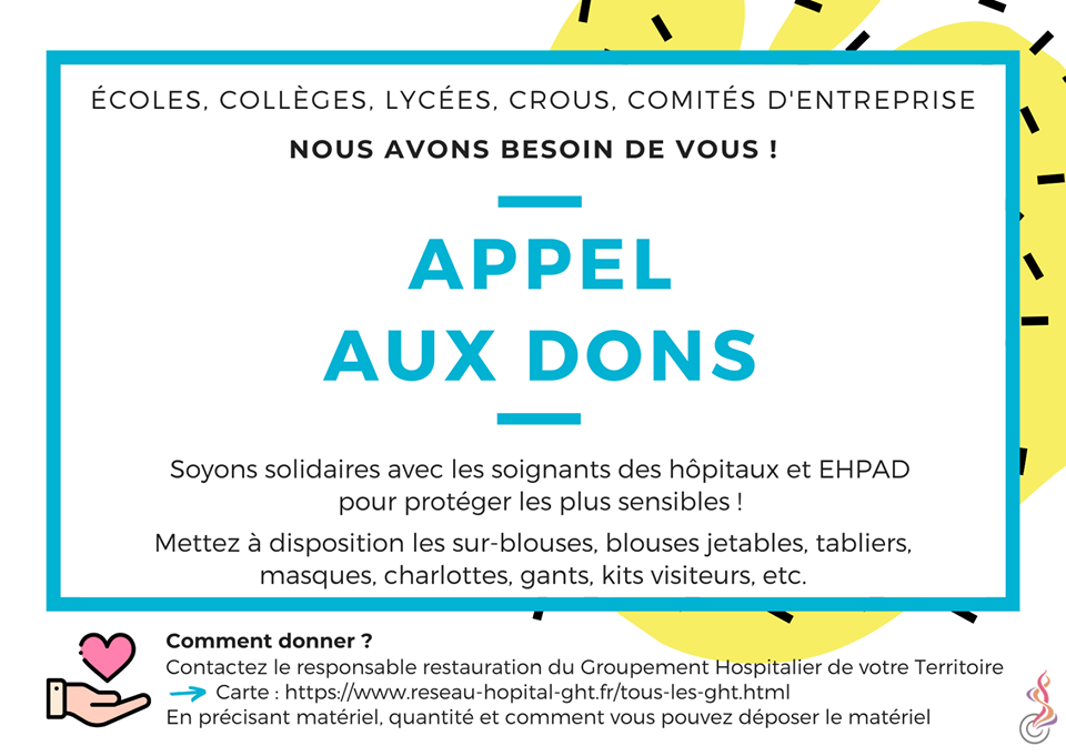 Appel aux dons par Restau’Co