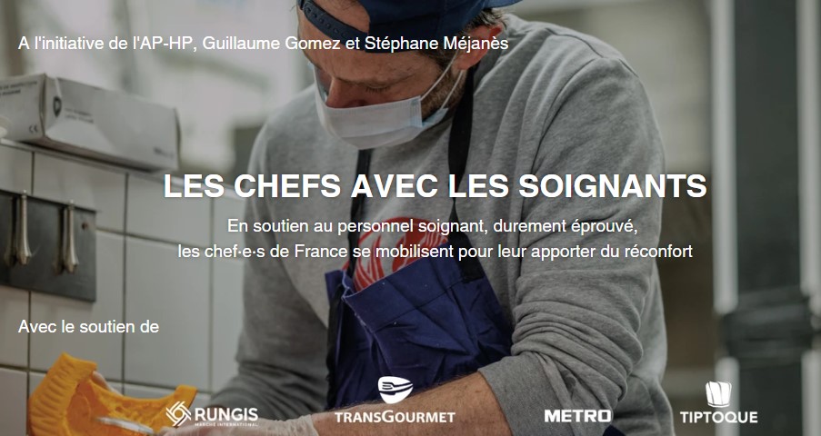 « Les chefs avec les soignants » : lancement de l’appel aux dons